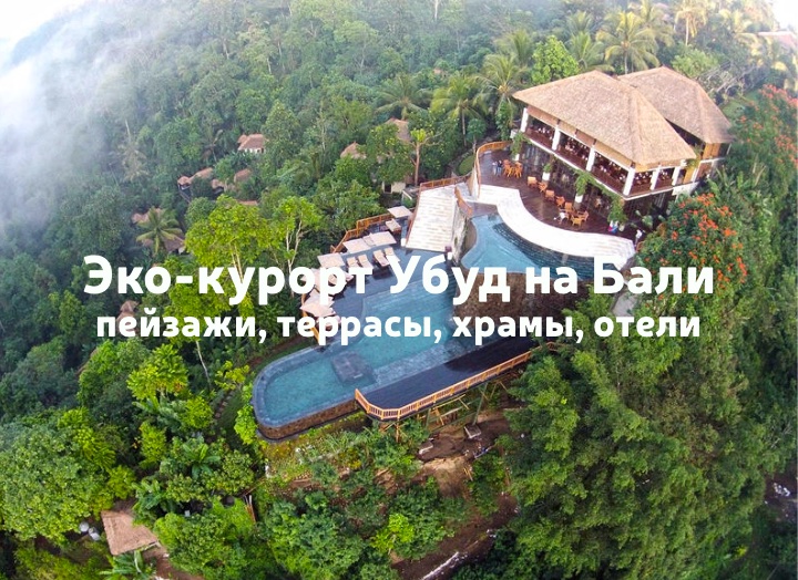 Эко-курорт Убуд на Бали: перезагрузка в лучших отелях