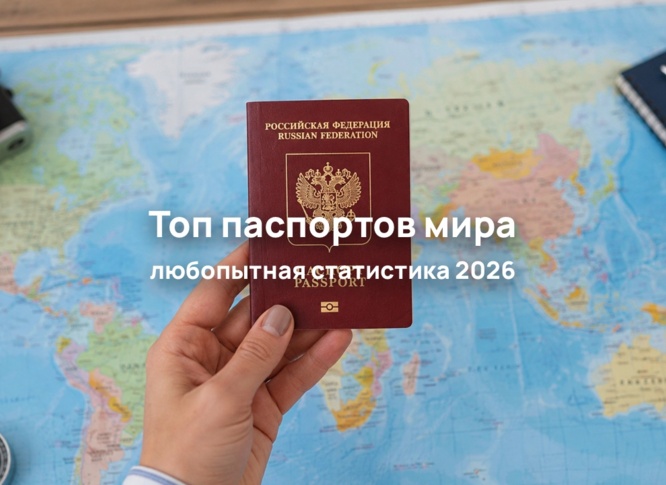 Рейтинг самых "сильных" паспортов мира Henley Passport Index 2026
