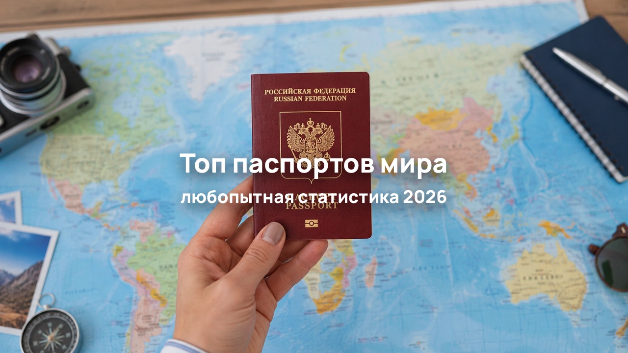Рейтинг самых "сильных" паспортов мира Henley Passport Index 2026
