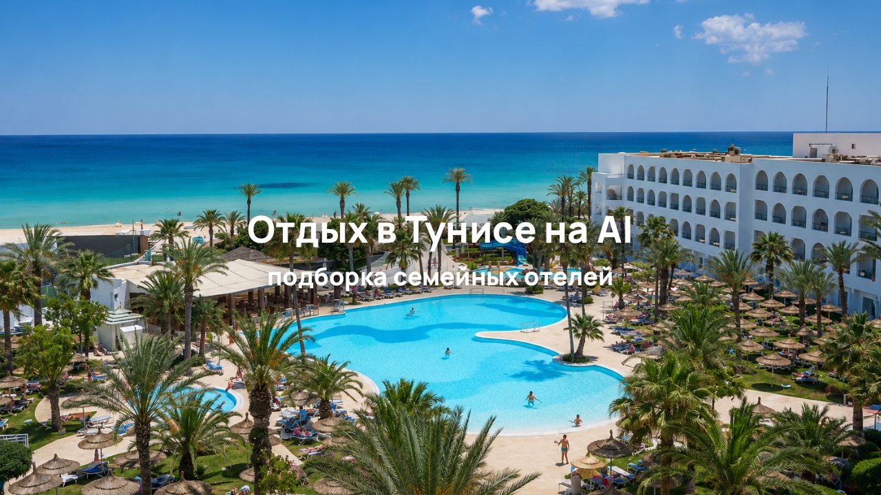 Тунис для отдыха с детьми: лучшие семейные отели с вылетом в августе