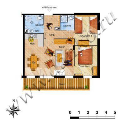Les Chalets Du Soleil 4*
